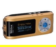 TrekStor i.Beat organix 2GB zlatý (gold), MP3/ WMA/ WAV/ ASF/ OGG přeh., dig. záz., FM, line-in, OLE - MP3 Player