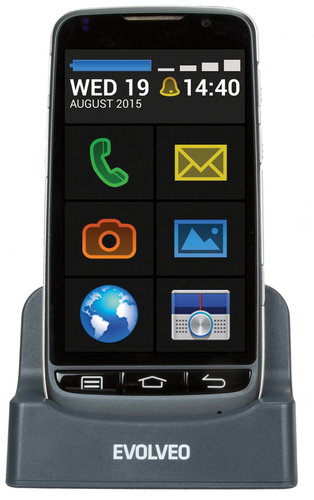 EVOLVEO EasyPhone D2 + charging stand - Mobile Phone - Main image