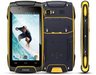 EVOLVEO StrongPhone Q8 LTE black-yellow - Mobile Phone