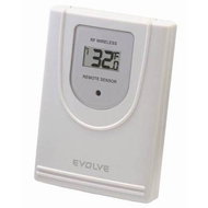 EVOLVE EMX428 additional wireless sensor temperature display for the home weather station EMC427, EM - -