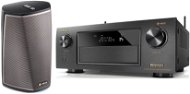 DENON AVR-X4300 schwarz + 1 HEOS Lautsprechersystem HS2 schwarz - AV-Receiver