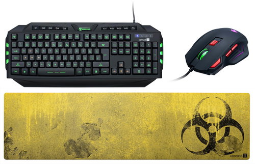 CONNECT IT Biohazard Combo Elite Main image CONNECT IT Biohazard Combo Elite - Mouse Pad - Main image