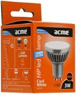 ACME LED low power 3W GU10 Cold White - Fluorescent Light
