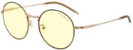 GUNNAR Ellipse Blackgold, borostyánszín üveg - Monitor szemüveg
