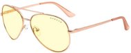 GUNNAR Maverick Rosegold, borostyánszínű lencse - Monitor szemüveg