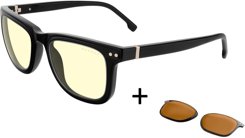 GUNNAR Cupertino Onyx Amber + Amber Max