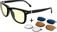 GUNNAR Cupertino Onyx Clear + Amber + Sun + Amber Max - Monitor szemüveg