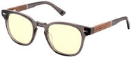 GUNNAR TIOGA Gray Crystal / Walnut, amber glass - Computer Glasses