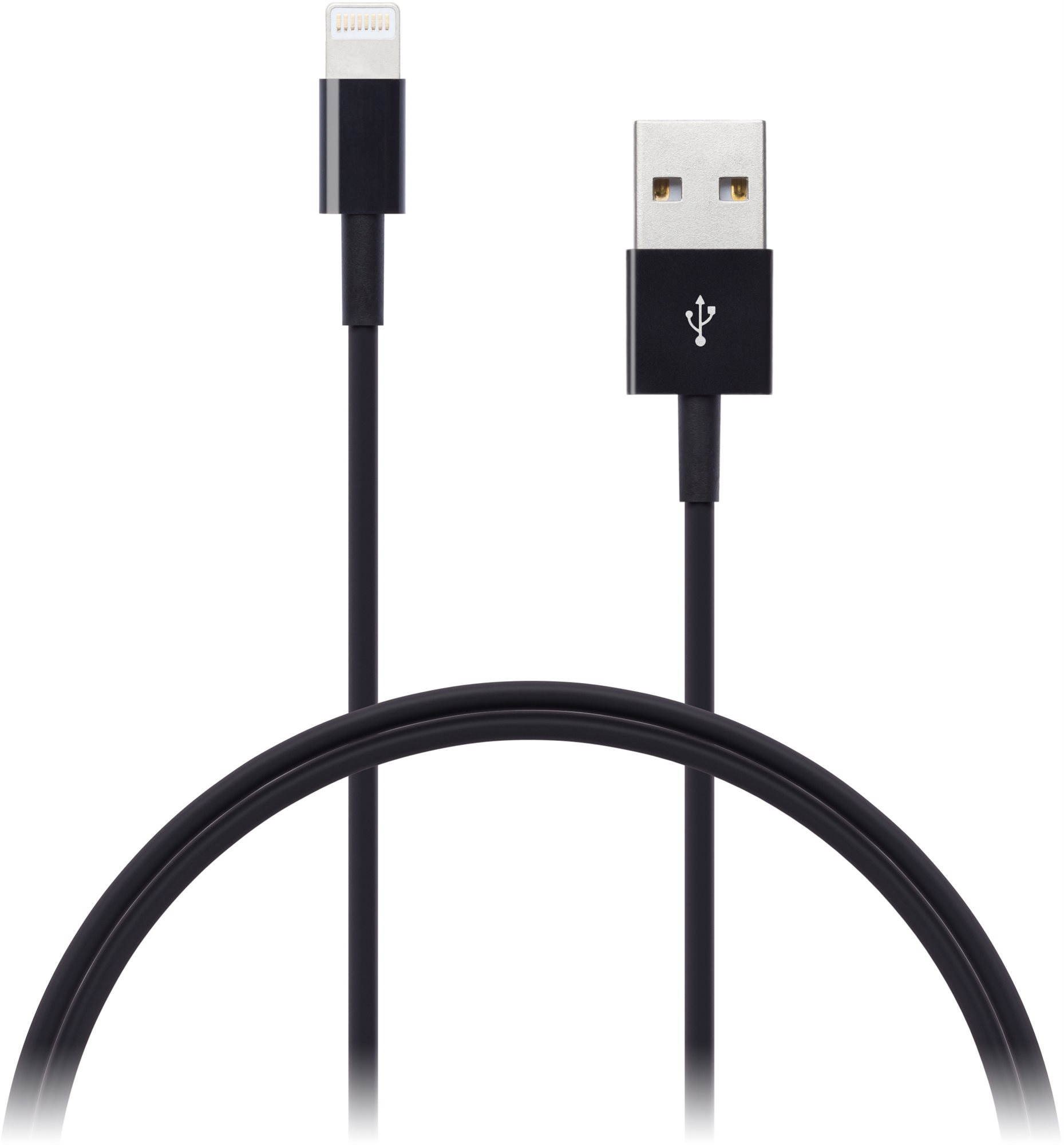 CONNECT IT Wirez Lightning Apple 1m, fekete