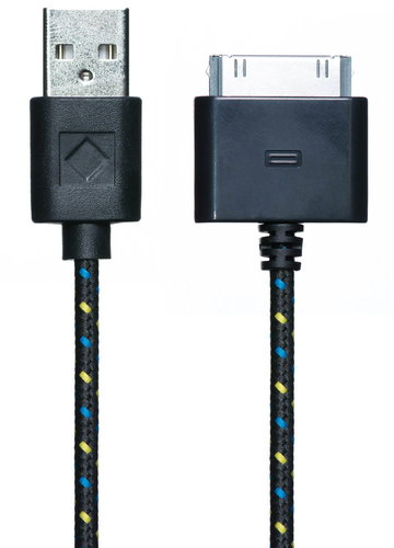 CONNECT IT Wirez Premium Apple 1m black - Data Cable - Main image