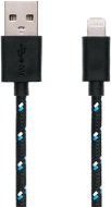 CONNECT IT Wirez Premium Lightning 1m čierny - Dátový kábel