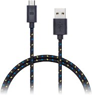CONNECT IT Wirez Premium Micro USB 1m čierny - Dátový kábel