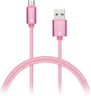 CONNECT IT Wirez Premium Metallic micro USB 1m rose - Adatkábel