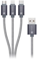 CONNECT IT Wirez 3-in-1 Universal, 0.2m, Silver - Data Cable