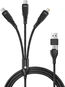 CONNECT IT Wirez 6in1, černý - Napájecí kabel