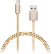 CONNECT IT Wirez Premium Metallic USB-C 1 méteres arany - Adatkábel