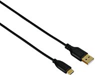 Hama Flexi-Slim USB-C 0.75m čierny - Dátový kábel