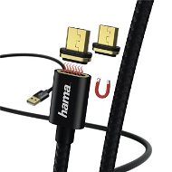 Hama Magnetic USB 2.0 prepojovací A-micro USB 1 m - Dátový kábel