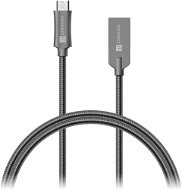 CONNECT IT Wirez Steel Knight Micro USB 1m, metallic anthracite - Data Cable
