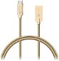 CONNECT IT Wirez Steel Knight Micro USB 1m, metallic gold - Data Cable