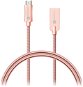 CONNECT IT Wirez Steel Knight Micro USB 1m, metallic rose-gold - Data Cable