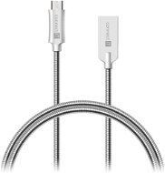 CONNECT IT Wirez Steel Knight Micro USB 1m, metallic silver - Data Cable
