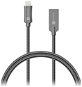 CONNECT IT Wirez Steel Knight Lightning Apple 1m, metallic anthracite - Data Cable