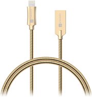 CONNECT IT Wirez Steel Knight Lightning Apple 1m, metallic gold - Data Cable