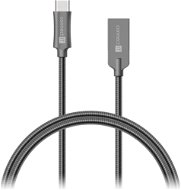 CONNECT IT Wirez Steel Knight USB-C 1m, Metallic Anthracite - Data Cable