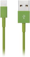 CONNECT IT Colorz Lightning Apple 1m zelený - Dátový kábel