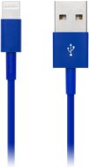 CONNECT IT Colorz Lightning Apple 1m modrý - Dátový kábel