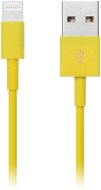 CONNECT IT Colorz Lightning Apple 1 m, sárga - Adatkábel
