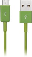 CONNECT IT Colorz Micro USB 1 m zelený - Dátový kábel