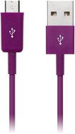 CONNECT IT Colorz Micro USB 1 m fialový - Dátový kábel