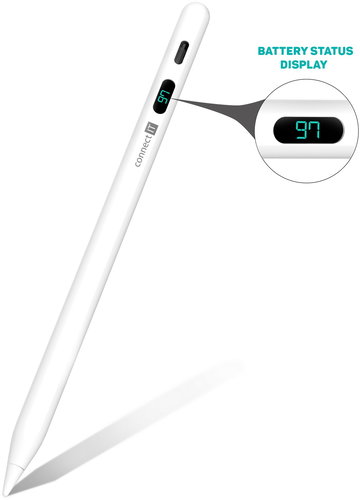 CONNECT IT TouchPen for iPad White - Touchscreen Pen (Stylus) - Main image