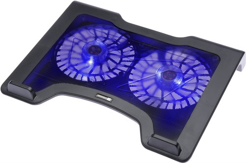CONNECT IT CI-439 Double Frost black - Laptop Cooling Pad - Main image