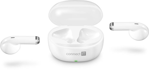 CONNECT IT True Wireless SonicBass, white - Wireless Headphones - Main image
