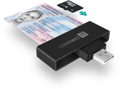 CONNECT IT USB čtečka eObčanek a čipových karet - Čtečka eObčanek - Hlavní obrázek