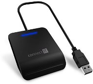 CONNECT IT USB čítačka eObčianskych preukazov a čipových kariet CFF-3050-BK - Čítačka občianskych preukazov
