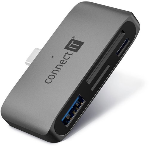 CONNECT IT CompactPRO + card reader - USB Hub - Main image