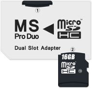 CONNECT IT MS PRO DUO na 2× Micro SDHC - Adaptér na pamäťové karty
