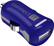CONNECT IT InCarz Charger ONE 2.1A kék (V2) - Autós töltő