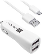 CONNECT IT InCarz Charger Strong White - Car Charger