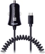 CONNECT IT CI-436 Car Charger Twist Micro USB, fekete - Autós töltő