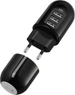 CONNECT IT Power Nomad 3.4A Travel Charger fekete - Töltő adapter