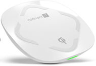 CONNECT IT Qi tanúsított vezeték nélküli gyors töltő, fehér - Vezeték nélküli töltő