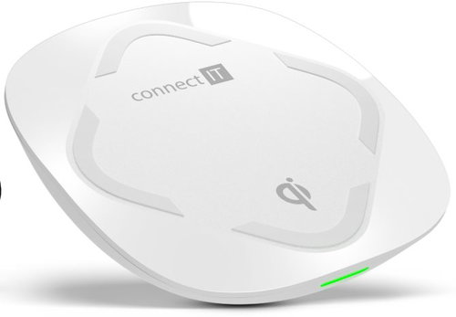 CONNECT IT Qi Certified Wireless Fast Charge White - Wireless Charger - Main image