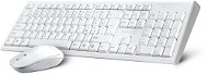 CONNECT IT CI-1118 Combo CZ + SK, white - Keyboard and Mouse Set