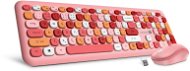 CONNECT IT Fashion combo, ružová, CZ + SK - Set klávesnice a myši