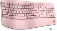 CONNECT IT FOR HEALTH Ergonomická, růžová - CZ/SK - Keyboard